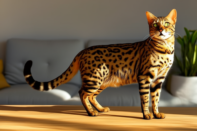 Meet the Exotic: Life with a Bengal Cat