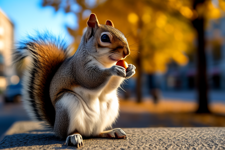 Squirrels in the City: Surviving Urban Challenges with Ingenious Adaptability