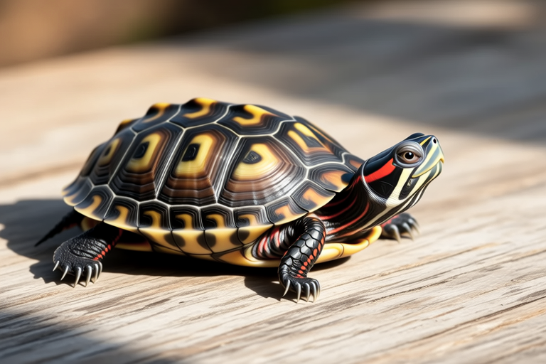 Adorable Three-Striped Box Turtle: Perfect Pet for Shy Animal Lovers
