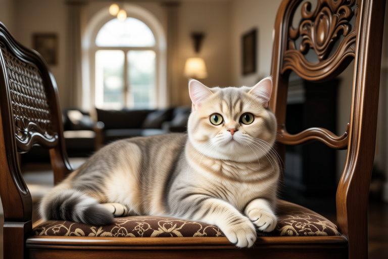 From Royal Palaces to Modern Homes: Life with a Golden British Shorthair