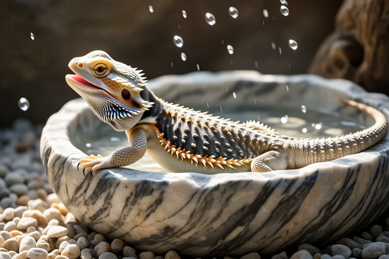 How to Make Bath Time Fun and Beneficial for Your Bearded Dragon