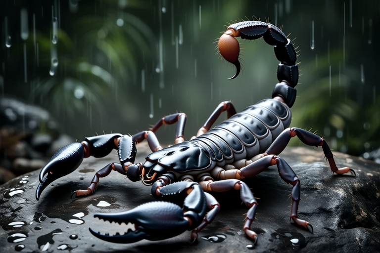 Meet Heterometrus Spinifer: The Enigmatic Spiny Ornamental Scorpion