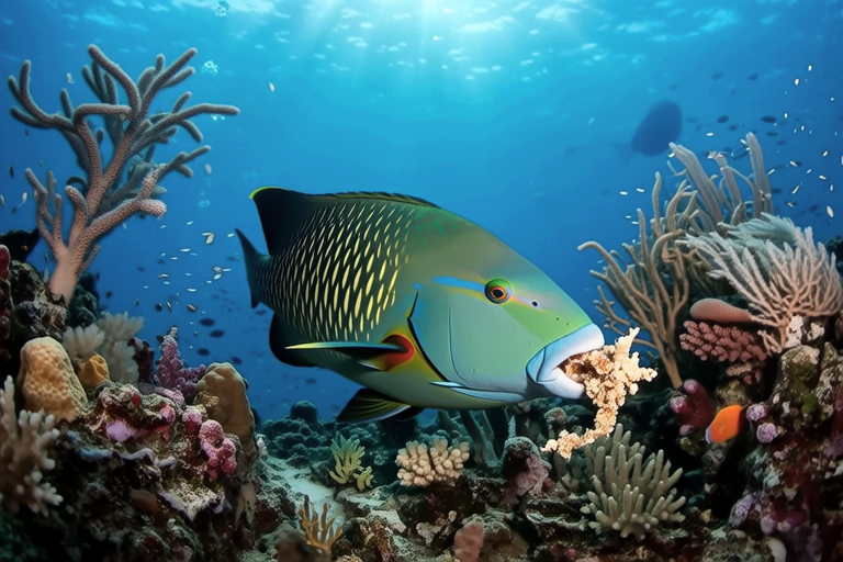 Underwater Gardens: How Parrot Fish Are Nature’s Architects