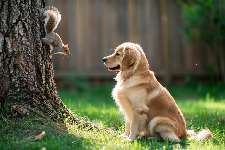 From Backyard to Bark: How Squirrels Interact with Your Dog