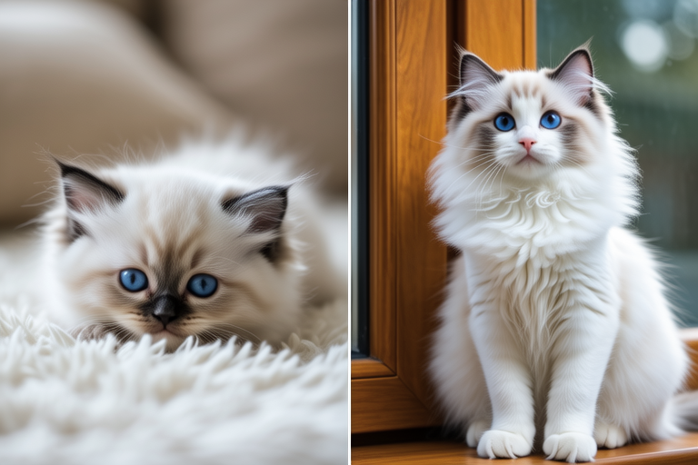 From Playful Kitten to Graceful Adult: Watching a Persian Cat Grow
