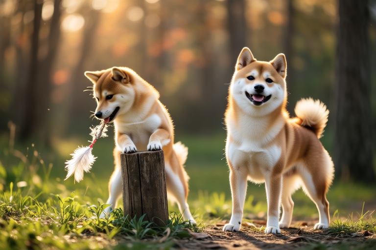 Shiba Inus in Action: From Playful Pups to Majestic Adults