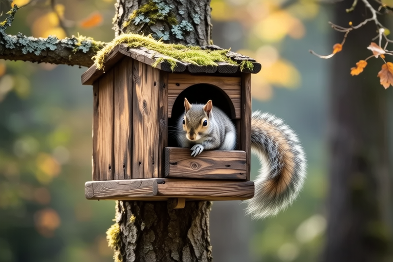 How To Build The Ultimate Hideout For Your Backyard Squirrels